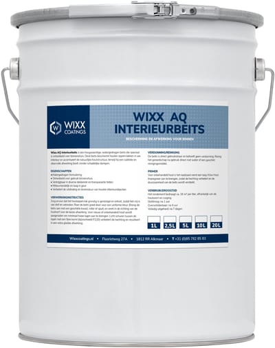 Wixx AQ Interieurbeits - 1L - 100% Transparant