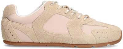 Sacha - Dames - Beige suède sneakers - Maat 36