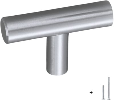 Handgreep RVS Zilver 5 cm – Kastgreep & Meubelhandvat – Voor Keukenkastjes, Lades & Schuifdeuren – Modern & Industrieel