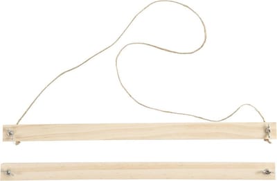 Poster hanger, H: 2 cm, D: 2,2 cm, B: 33,6 cm, 1 set