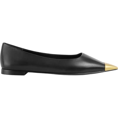 Marccain Leather Ballerina Flats Ballerina's Zwart Ac Sf.03 L11