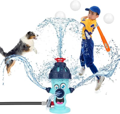Zomers Waterspeelgoed Tuinsproeier met Ballen en Telescoopracket - Waterpret voor Kinderen 3-8 Jaar