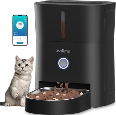 Automatische Kattenbakvoeder voor Droogvoer met WiFi, Timer en Nachtlampje - 3L Capaciteit