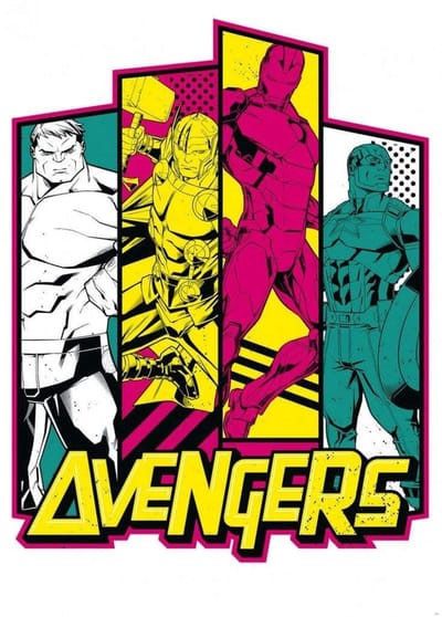 Fotobehang - Avengers Flash 200x280cm - Vliesbehang