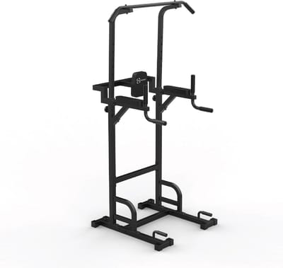 Power tower - zwart - 160-224 cm - 200 kg draagvermogen