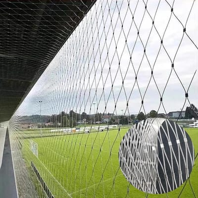 Veiligheidsnet Staal - Beschermnet Gaas - Huisdier Omheining - Slagvast Materiaal - 1 x 2.5 Meter - Zilverkleurig