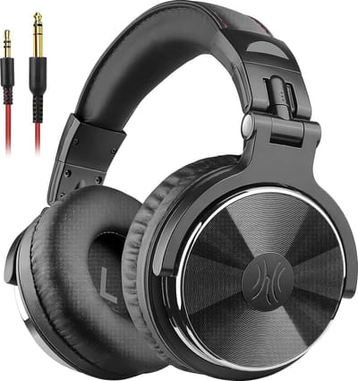 Intelectro Headset - Hoofdtelefoon voor Ongeëvenaarde Basgeluiden en Comfort - Dubbele Geluidsbronnen - Adaptervrij Ontwerp - Comfortable Ontwerp - Indrukwekkende Basgeluiden - Opvouwbaar Ontwerp - Zwart - Levering Sneller dan Aangegeven!