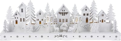 Dorp met led 45 cm - kerst - kerstdorpen met verlichting - kerstversiering - kersthuisjes