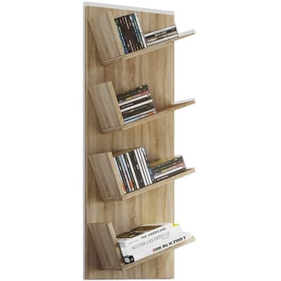 Houten wandplank Hangende plank Boekenplank Wandplank Deco plank Lansi Mini