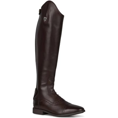 Horze Winslow Echt Leder Rijlaarzen, Dark Brown, 38 W