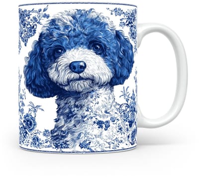 Mok Bichon Frise Beker voor koffie of tas voor thee, cadeau voor dierenliefhebbers, moeder, vader, collega, vriend, vriendin, kantoor, opa, oma, hond, kerst, sinterklaas, verjaardag