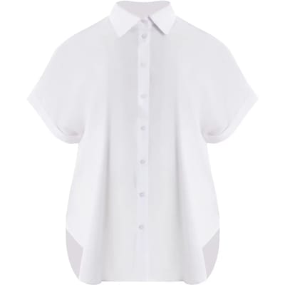 Popeline Blouse Dames Mat Fashion