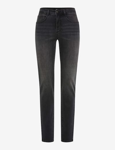 Brax Dames Jeans  Style MARY USED BLACK BLACK, denim donkergrijs, maat 36
