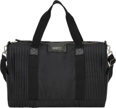 DAY ET Reistas Schoudertas Gweneth Quilt Weekend Bag Black Zwart