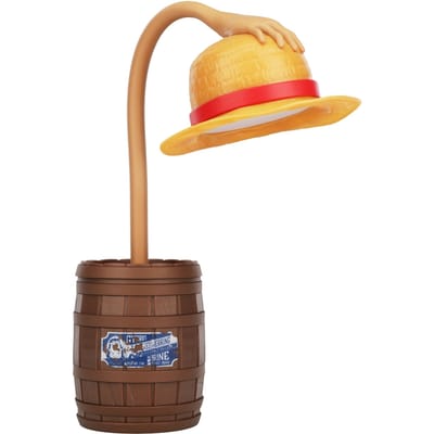 One Piece Straw Hat Posable Desk Light, Officially Licensed Anime Bendable Lamp for Pop Culture Fans, Bedroom, Home, Office – Paladone