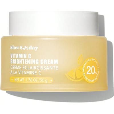SlowSunday Vitamine C Brightening Cream, Huidverzorging, Vc, Verheldert, Hydrateert, Egaliseert de Huid, Geschikt voor Alle Huidtypen, Geschikt voor Herfst-Winter, Herfstverzorging, Gezellige Herfst- & Winterstijlen, Geschikt voor Herfst-Winter, Y2K, Voor Halloween, Feest & Cadeaus, Thanksgiving & Nieuwjaar, Bedankcadeau, Voor Kerstmis, Kerstcadeaus