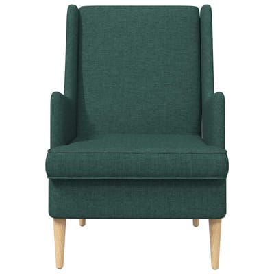 vidaXL - Fauteuil - Donkergroen - Stof