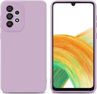 Cadorabo Hoesje geschikt voor Samsung Galaxy A72 4G / 5G in FLUID CREAM - Beschermhoes gemaakt van flexibel TPU silicone Cover Fluid Case