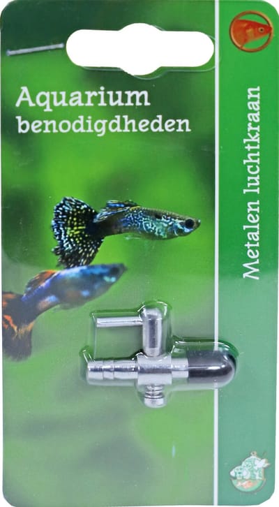 De Boon Luchtkraan Metaal 1-Weg Op Blister