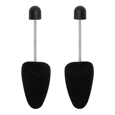 Velours schoenspanners Contour Men Flex – heren schuimspanners met veer