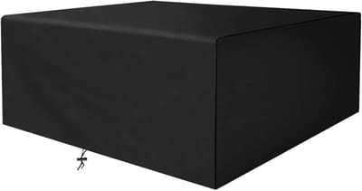 Famanu – Tuinmeubelhoes 115 X 115 X 70 Cm Buitenbank Stofhoes Waterdicht Winddicht Scheurvast Polyesterhoes