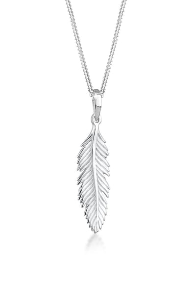 Elli - Halsketting - Dames Veer Hanger Boho Festival in 925 Sterling Zilver - Dames