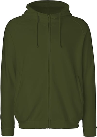 Neutral Unisex Hoodie With Hidden Zip NE63401 - MILITARY - M