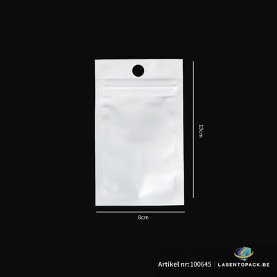 100x Reparatie Zakjes - Premium Gripzakjes (8cm x 13cm) – Zelfsluitende Sealbag Ziplock Zakjes