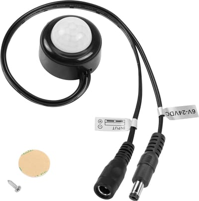 PIR Bewegingssensor Schakelaar 6V-24V met Lichtsensor - Infrarood Detector voor LED Strips en Verlichting