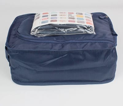 Schoenen reistas - reis opbergtas - travel - draagbare tas - nylon - multifunctioneel - donkerblauw - DELAGO
