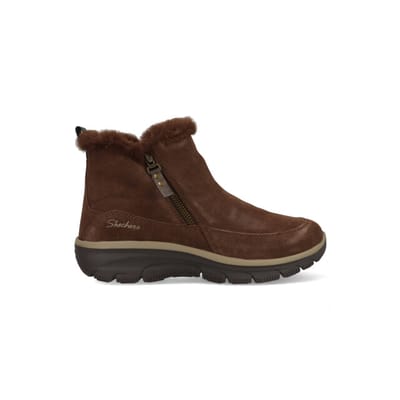 Skechers - Relaxed Fit: Easy Going - Cool Zip! Donkerbruin 37