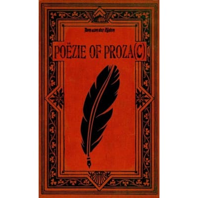 Poëzie Of Proza(C) - Tom Van der Zijden