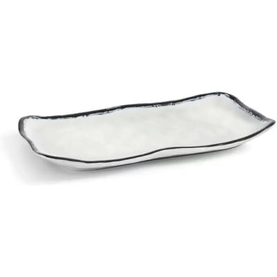 Rechthoekig melamine dienblad Lacor Sea 29x17,5x3 cm
