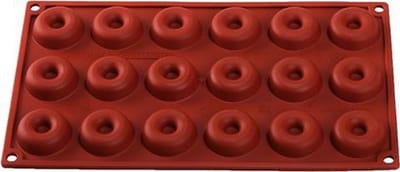 Siliconen bakvorm mini donut - Decora