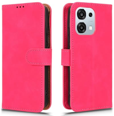 Coverup Hoesje - Geschikt voor OPPO A6 Pro 5G Hoesje - Coverup Book Case - Pink
