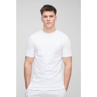 Tall Essential Muscle Fit T-Shirt | White | Size 2XL