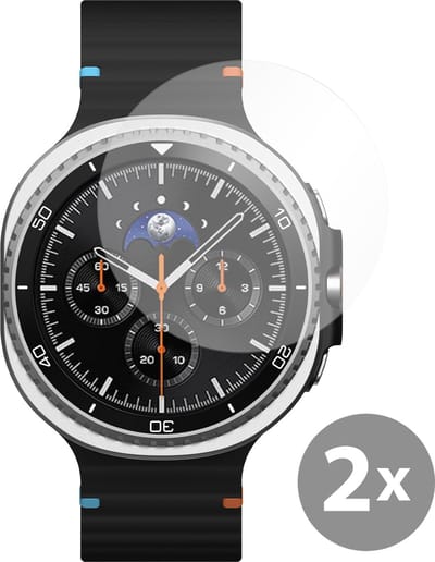 Just in Case screenprotector geschikt voor Samsung Galaxy Watch 8 Classic 46mm - 2 stuks - Gehard Glas