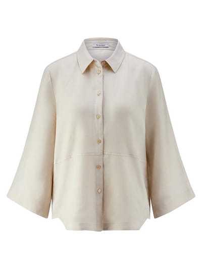Blouse Van Peter Hahn beige