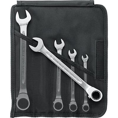 Stahlwille 96411705 17/5 Steek-ringratelsleutelset 5-delig Sleutelbreedte (metrisch) 8 - 19 mm