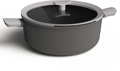 Kookpot met deksel Shadow 28 cm - Grijs - PFAS-vrij