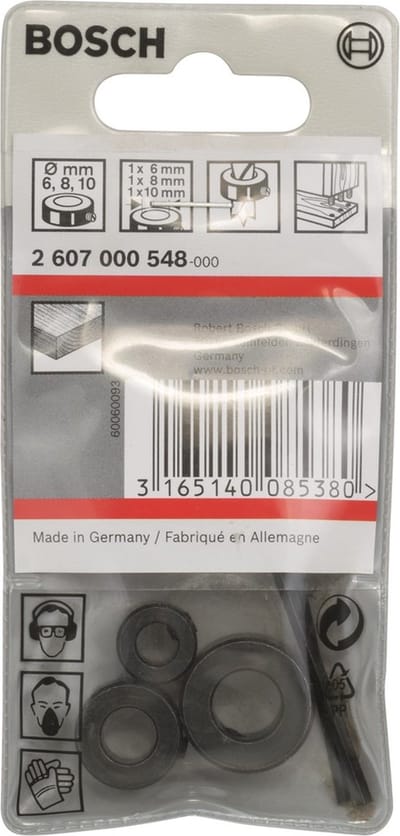 Bosch Accessories Bosch 2607000548 Set diepteaanslagen, 3-delig, 6, 8, 10 mm
