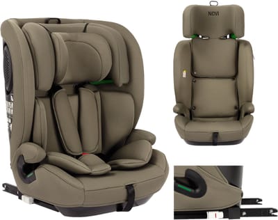 Novi Jules V2 Isofix Autostoel 76-150 cm – Groep 1/2/3 – Isofix + Top Tether – Verstelbare Hoofdsteun – I-Size