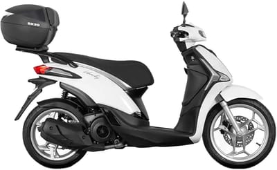 Shad Top Master Piaggio Liberty 50/125/50 S/125 S 2025 Topkoffer Achtermontage Zilver