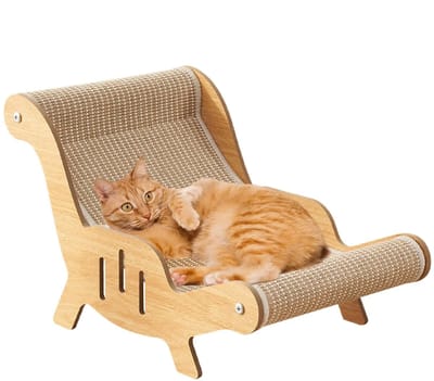 Krabpaal Kat – Sisal Krab Stoel en Ligstoel voor Katten en Kittens – Kattenmeubel Krabmeubel Bank