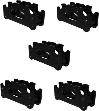 SnelShoppen - Robuust Dumbbell Rack voor 4 Dumbbells - Ruimtebesparende Dumbbell Stand - Verwijderbaar en Ideaal voor Thuis Training - Duurzaam en Bes