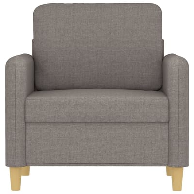 vidaXL - Fauteuil - 60 - cm - stof - taupe