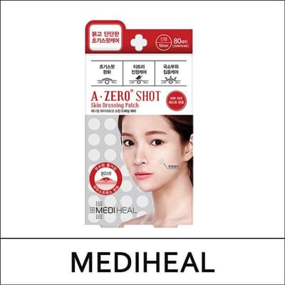 Mediheal (een) Een Zero Shot-huidpleister (20 pleisters*4 stuks) 1 pakje white