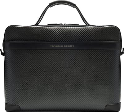 PORSCHE DESIGN Laptoptas Afzonderlijke gevallen met laptopvak Carbon Briefcase Black Grijs Zwart