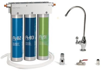 FT-line 3 Inbouw Waterfiltersysteem Zonder Zilver Carbon