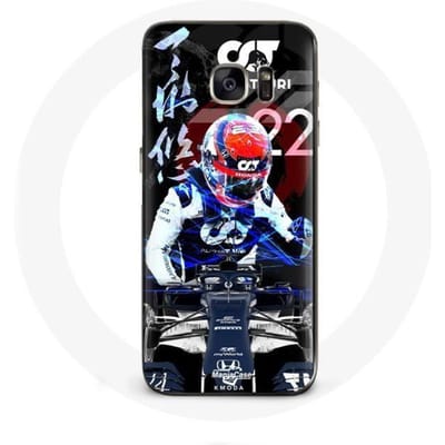 Samsung Galaxy s7 hoesje Formule 1 Yuki Tsunoda Japanse F1-coureur